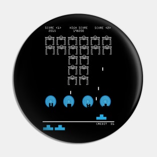 Tron Meets Space Invaders Pin