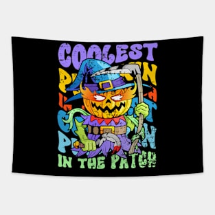 Coolest Pumpkin In The Patch vintage Tapestry