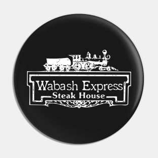 Wabash Express Steak House Vintage Durham North Carolina Pin