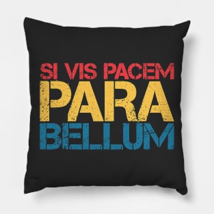 Si vis pacem, para bellum Pillow