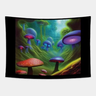 Mushroom Mystery Tour with Psilocybin… Tapestry