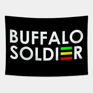 Buffalo Soldier Rasta Colors Tapestry