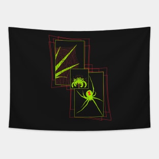 Black Widow V36 (Multicolor) Tapestry