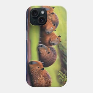 capybara lake Phone Case