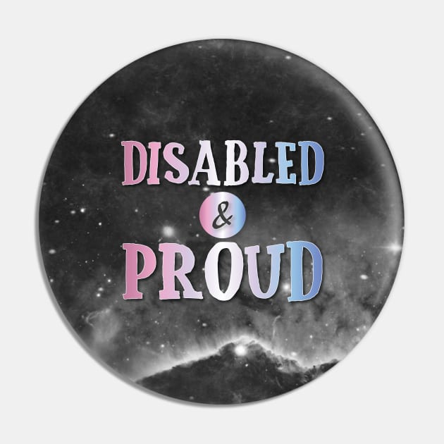 Disabled and Proud: Bigender Pin by SarahCateCreations