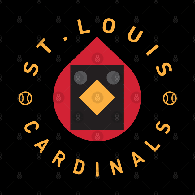 St. Louis Cardinals 5 by Buck Tee by Buck Tee