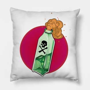 Bottle of poison Pillow