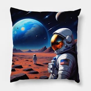 MARS AND THE STARS 3A Pillow