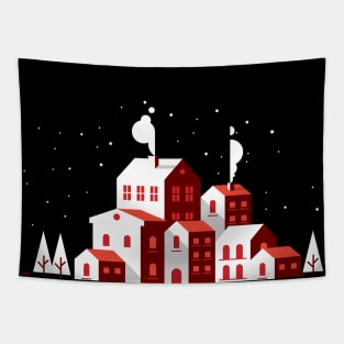 Winter Scene Tapestry