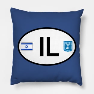 Israel car country code Pillow