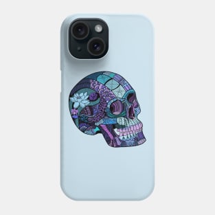 Blue Skull Phone Case