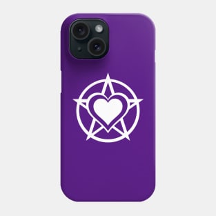 White Pagan Heart Cheeky Witch® Phone Case