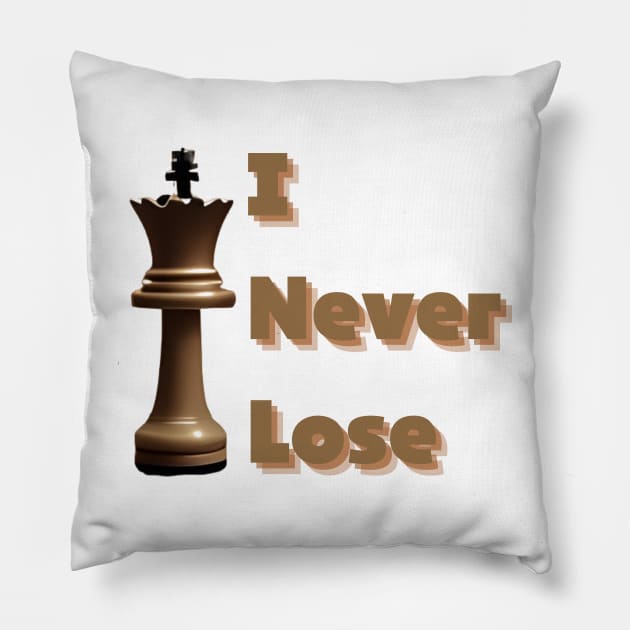 I Never Lose Pillow by mdr design