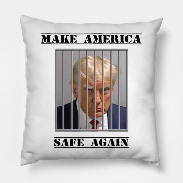 Make America Safe Again Pillow by topher