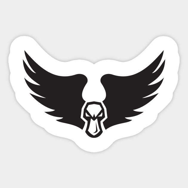Angry Mallard Duck Head Wings Retro Angry Mallard Duck Head Wings Retro Sticker Teepublic