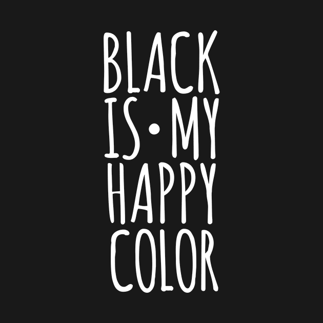 Black is my happy color by hoopoe