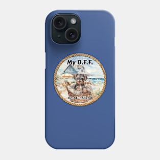 My B.F.F. Yorkie puppy Phone Case