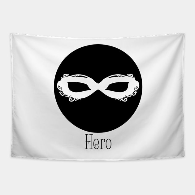 Black Masque - Hero Tapestry by Thedustyphoenix
