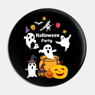 Happy Halloween T-shirt Pin