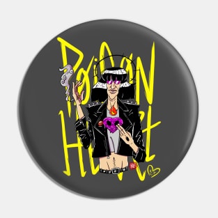 Poison Heart Pin