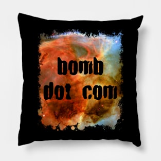 Bomb Dot Com Funny 80's Pillow