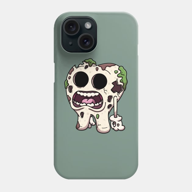 Zombie Tooth Phone Case by TheMaskedTooner