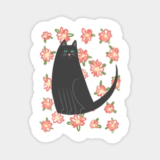 Flower Cat! Magnet