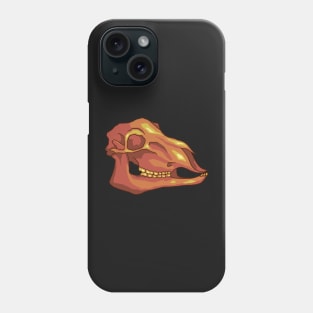 Neon Sheep Skull Phone Case