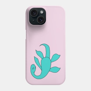 Dino Nessie - Turquoise Phone Case