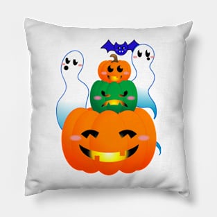 Halloween Scene Pillow