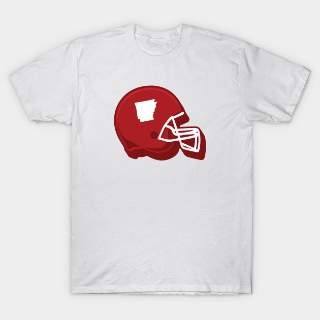 Disover Arkansas Football Helmet - Arkansas Football - T-Shirt