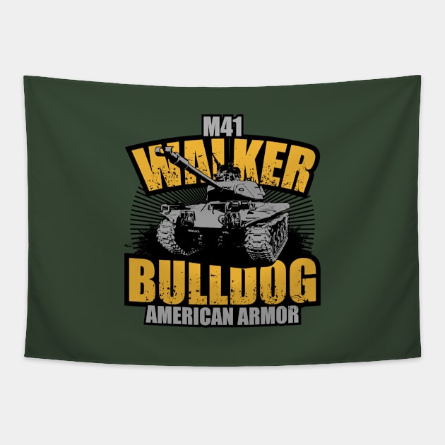 M41 Walker Bulldog Tapestry by Firemission45