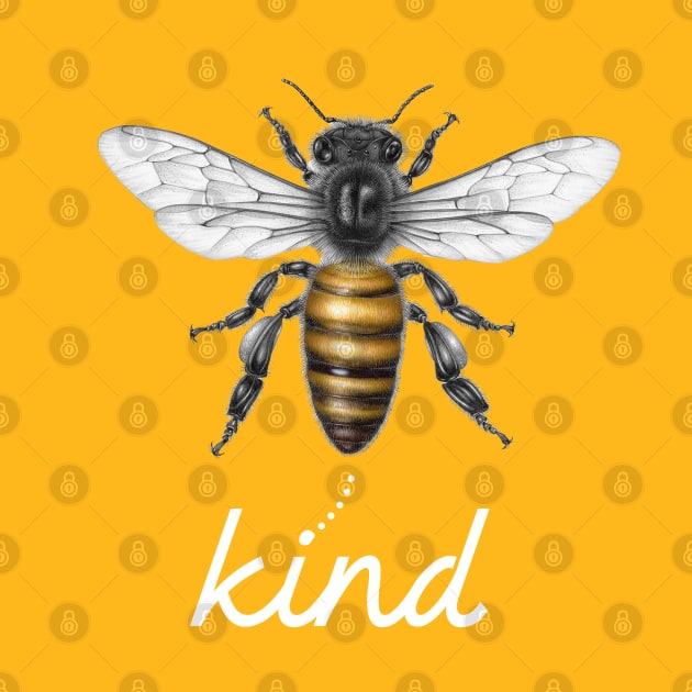 bee kind yellow by rsclvisual