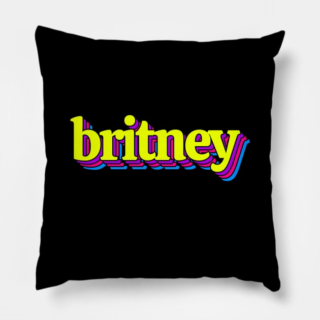 Britney Pillow by Kelly Louise Art