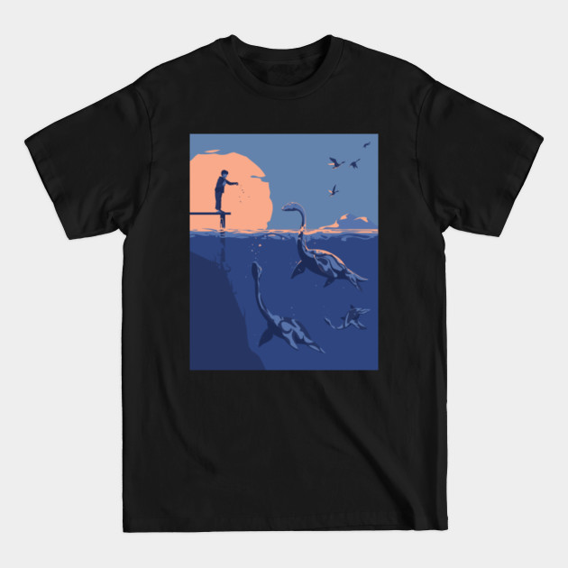 Frightening the ducks - Dinosaur - T-Shirt Frightening the ducks - Dinosaur - T-Shirt