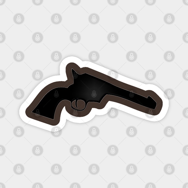 Western Era - Colt Revolver 1 Magnet by The Black Panther