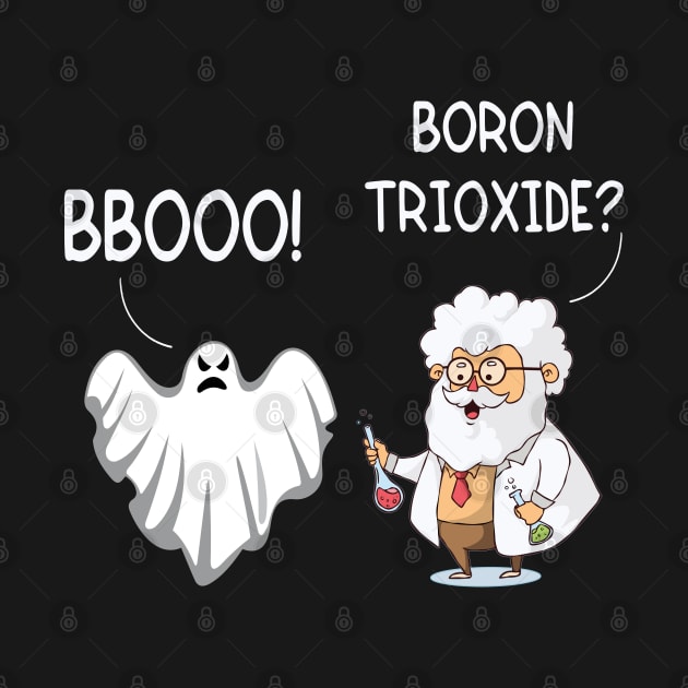 Boo Chemical Elements Pun Funny Chemistry Halloween by KsuAnn