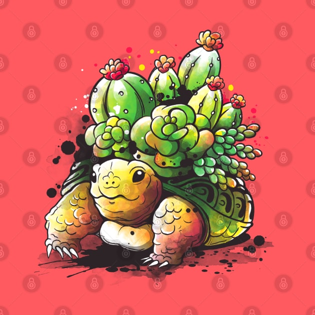 Succulent tortoise by NemiMakeit