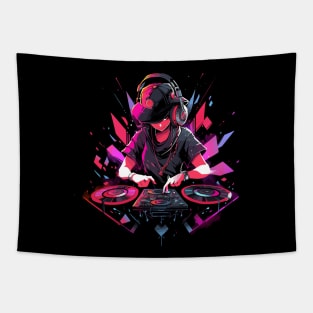 dj - anime style Tapestry