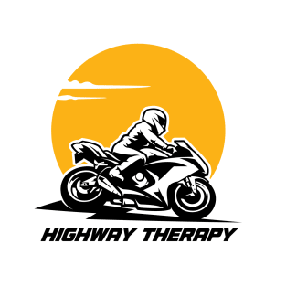 Highway Therapy - Biker Lifestyle T-Shirt