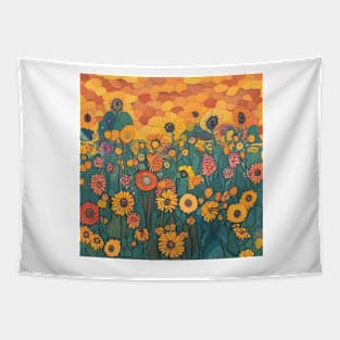 Sunflowers Tapestry