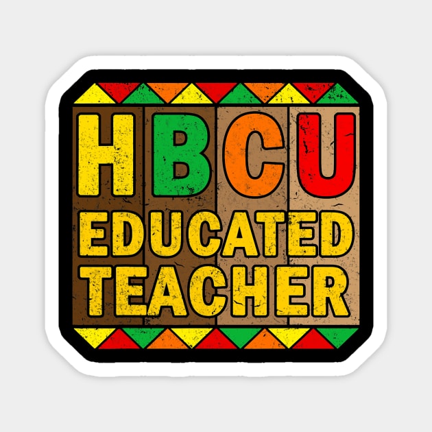 HBCU Educated Teacher Historical Black History Month Magnet by omorihisoka