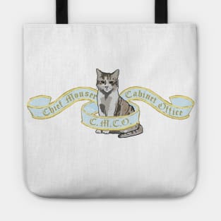 Larry, Chief Mouser to the Cabinet Office Tote