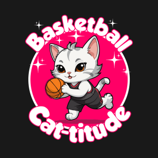 Cute kawaii Cat Basketball tees, hoodies, sweatshirt, T-Shirt