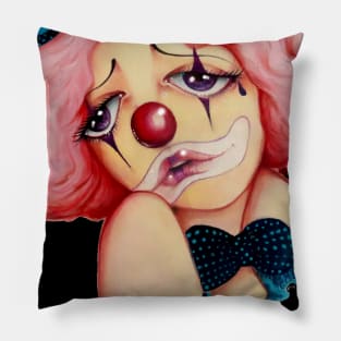 sad clown Pillow