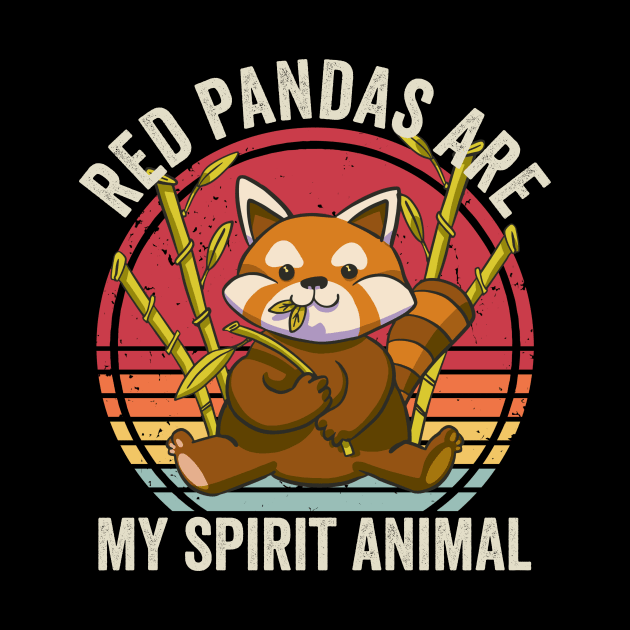 Red Panda Is My Spirit Animal by Visual Vibes