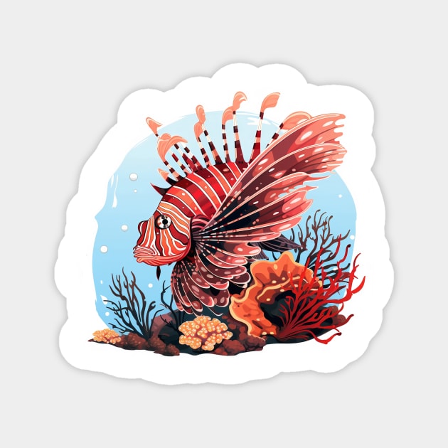 Lionfish Magnet by zooleisurelife