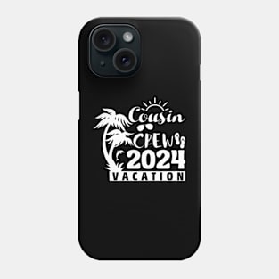 Cousin Crew 2024 Summer Vacation Beach Family Phone Case