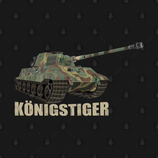 Tiger II Konigstiger Tank German WW2 King Tiger Tanks Panzer Gifts by Battlefields