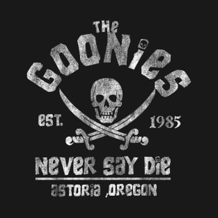 The Goonies Vintage 1985 Never Say Die T-Shirt